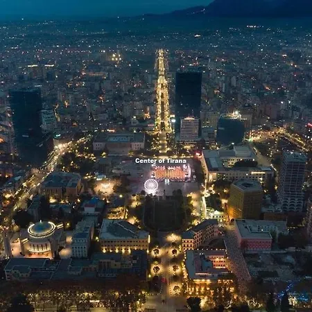 Sun Tower Luxury Suite-view From Of Center * Τίρανα
