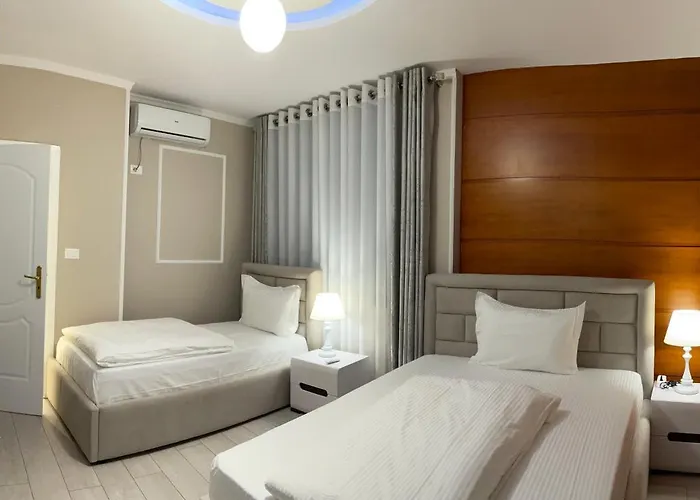 公寓 Sun Tower Luxury Suite-view From Of Center 地拉那